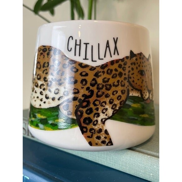 ✨Opal House Chillax Ceramic Cheetah 12 oz Mug ✨ - Picture 6 of 8